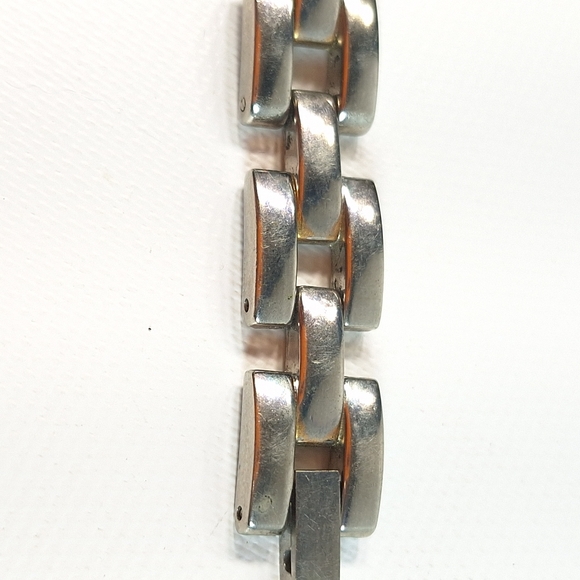 Rochelle Silver Tone Ladies Quartz Wrist Bracelet Watch, New Battery - Picture 6 of 9